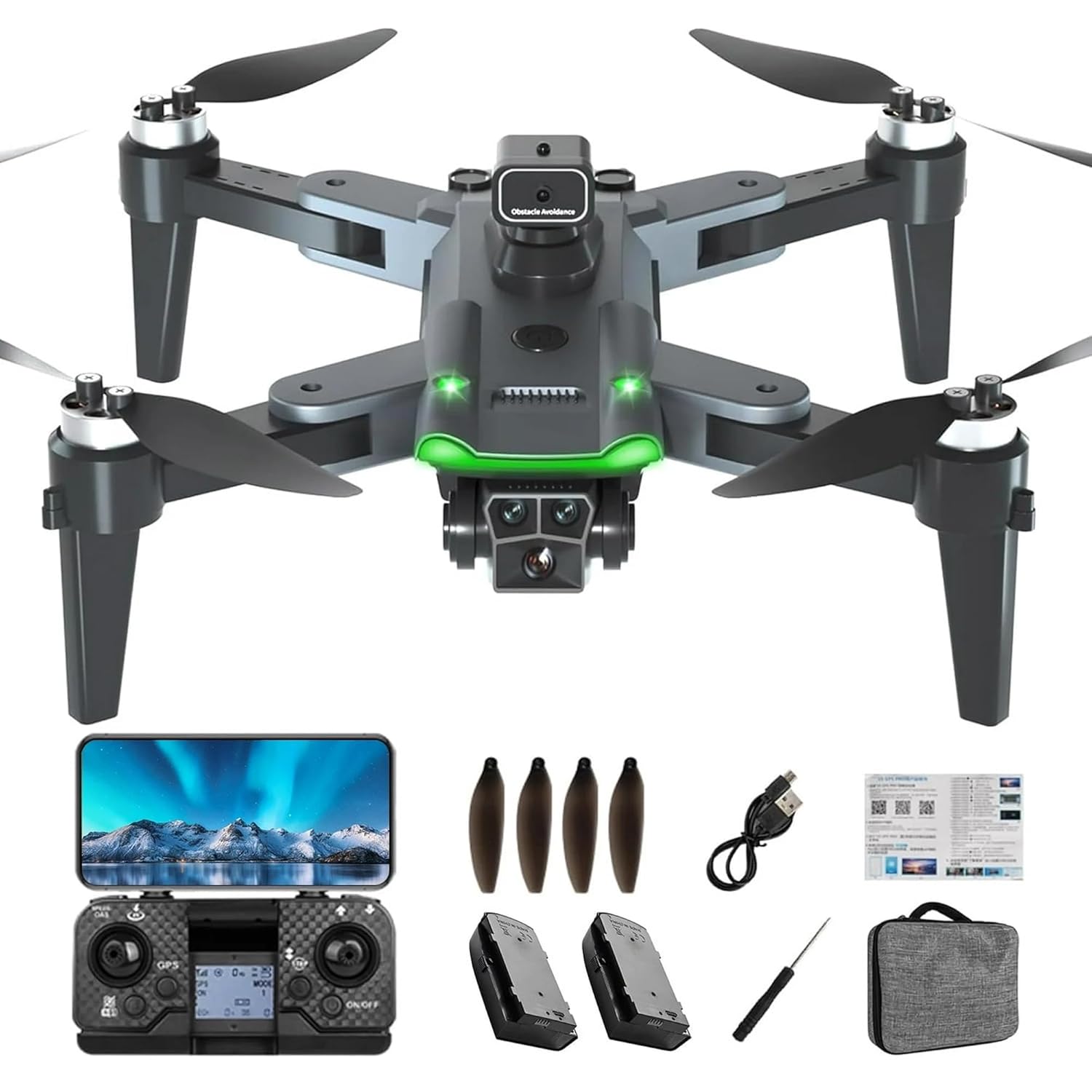Olly’s-Drone-with-4K-Camera-WiFi-FPV-1080P-HD-Dual-Foldable-RC-Drone-Altitude-Hold-Headless-Mode-Visual-Positioning-Auto-Return-App-Control-Multicolor-4 (DN3)