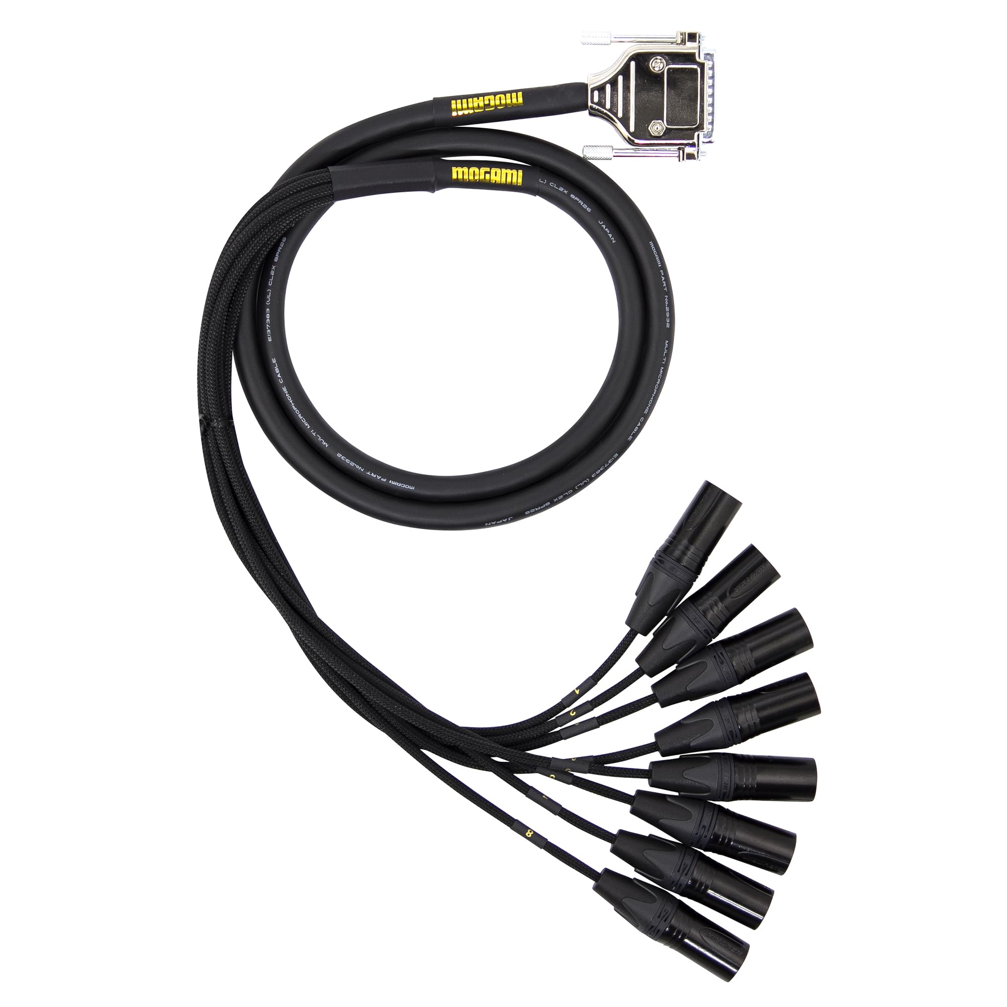 D-sub-XLR［オス］ mogami Amazon.com: Mogami Gold DB25-XLRM Audio Snake Cable – Pro Studio