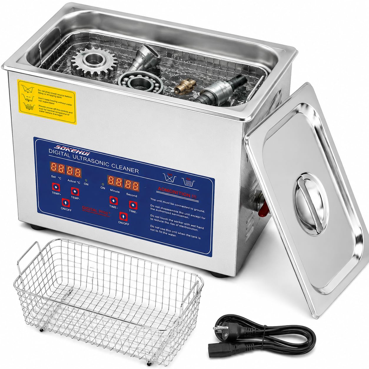 Professioneller Ultraschallreiniger mit Heizung 40kHz 10L