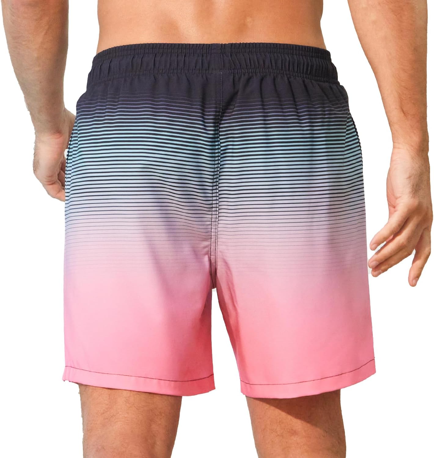  Men's Swim Trunks Quick Dry Beach Shorts with Pockets | mesh lining, dry fast, adjustable waist, side pockets, comfort,well made,swimming,beach shorts, water sports,vacation trips thumbnail