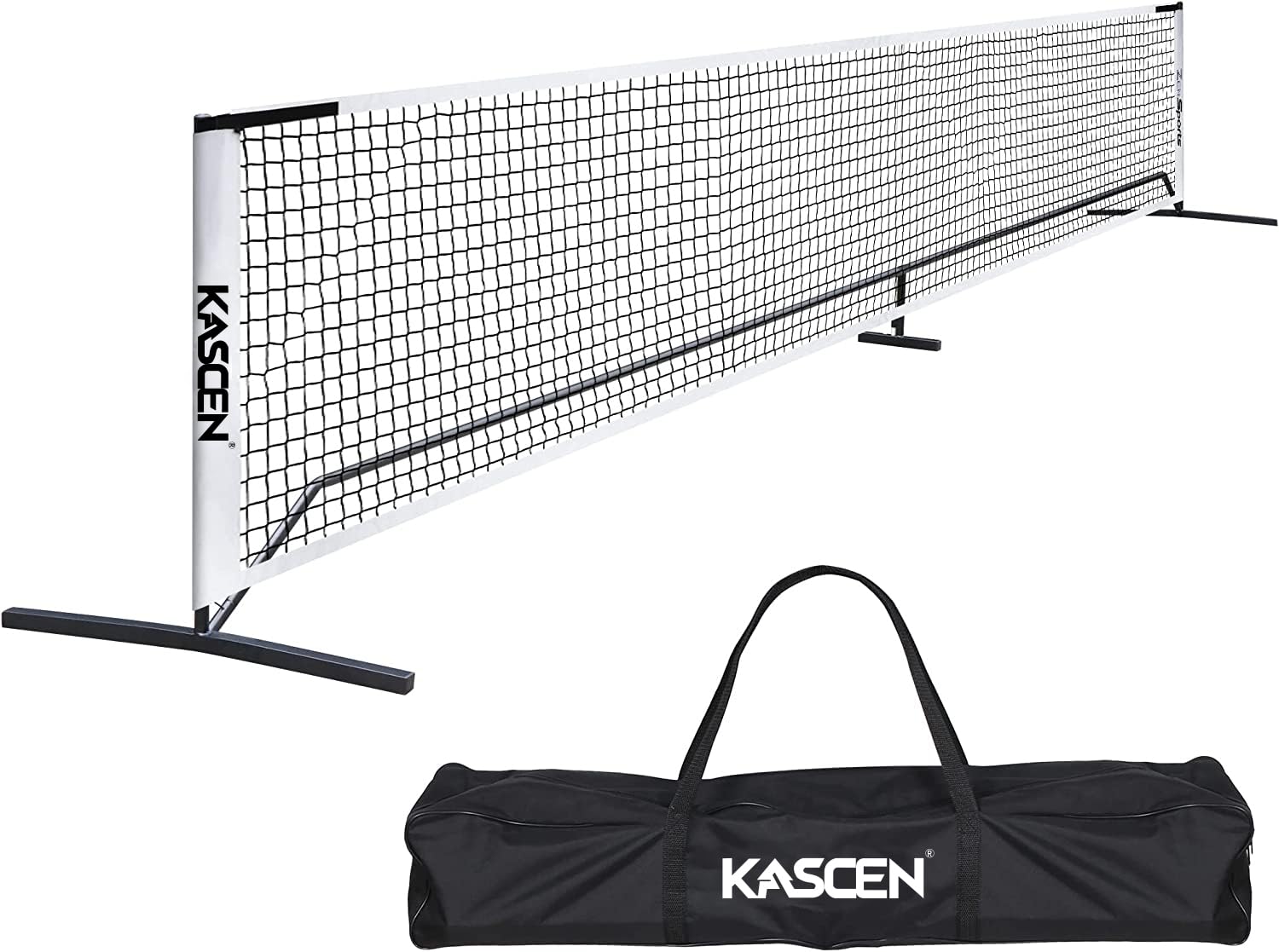 Portable Pickleball Net Set - Regulation Size, Steady Metal Frame, Durable Net, Carrying Bag for All-Weather Indoor/Outdoor Play