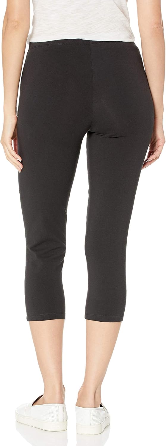 Hanes Women’s Capri Leggings, Stretch Cotton-Spandex Leggings, High Waist Women’s Sports Leggings, 22″ Hanes Women’s Capri Leggings, Stretch Cotton-Spandex Leggings, High Waist Women’s Sports Leggings, 22″