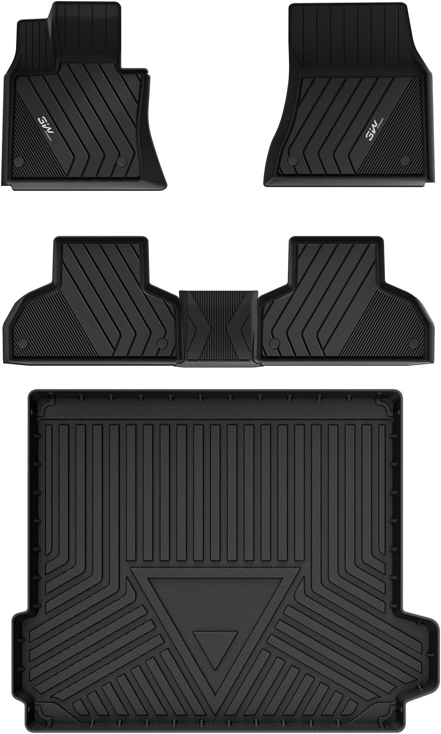 3W BMW X5 Floor Mats & Cargo Liner Fit for BMW X5 2014 2015