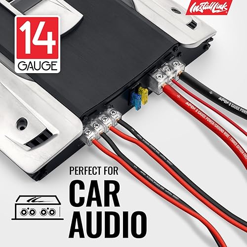 Miniatura 4 de Install Link - Cable de altavoz calibre 14 para audio de coche, casa o RV, 250 pies, CCA