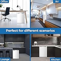 Vista 7 de Refrigerador compacto de 2.56 pies cúbicos con puerta individual reversible, BLANCO