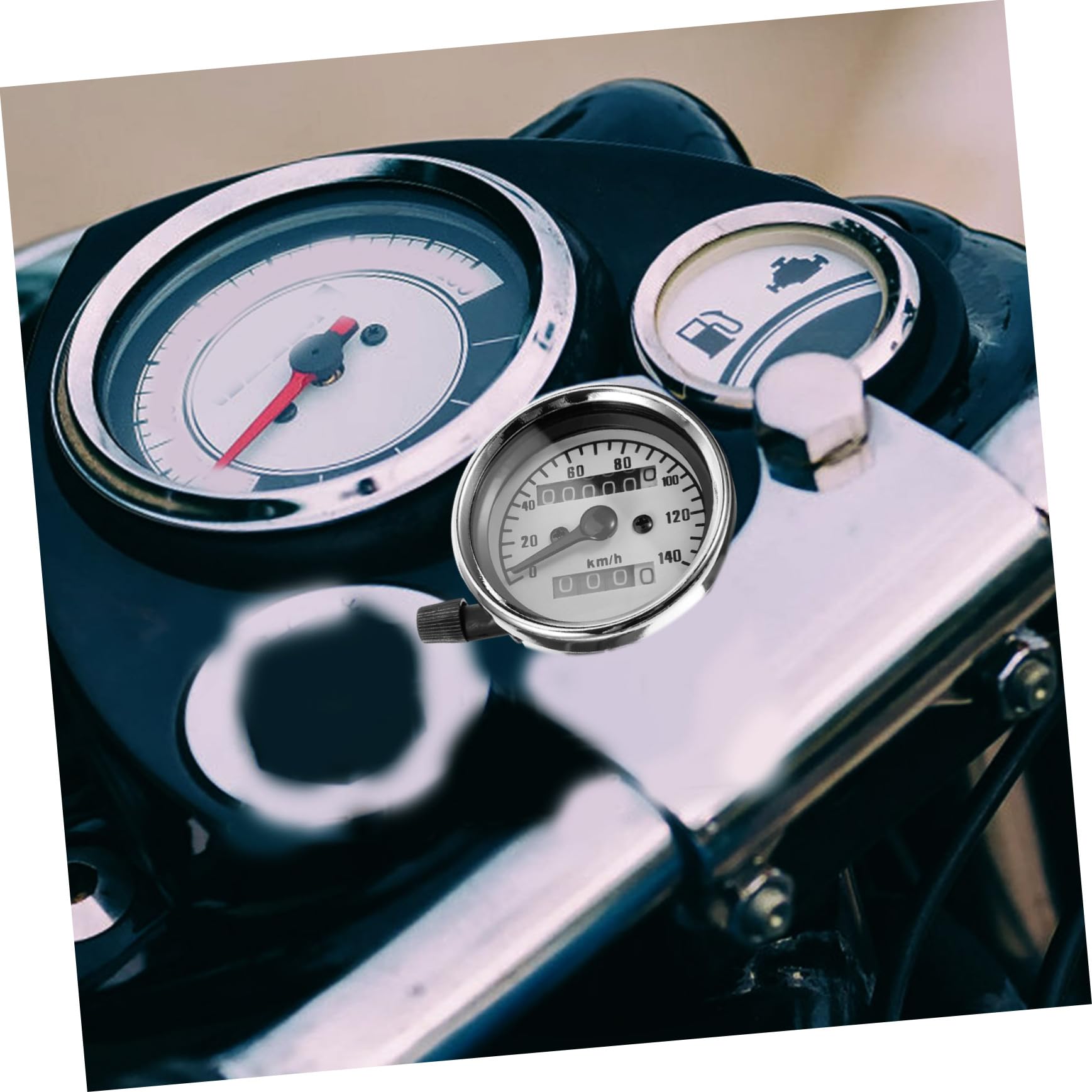 PRETYZOOM Tachimetro per Digitale Display Chiaro Misuratore velocità per Indicatore Modificato per Facile da Installare e Leggere
