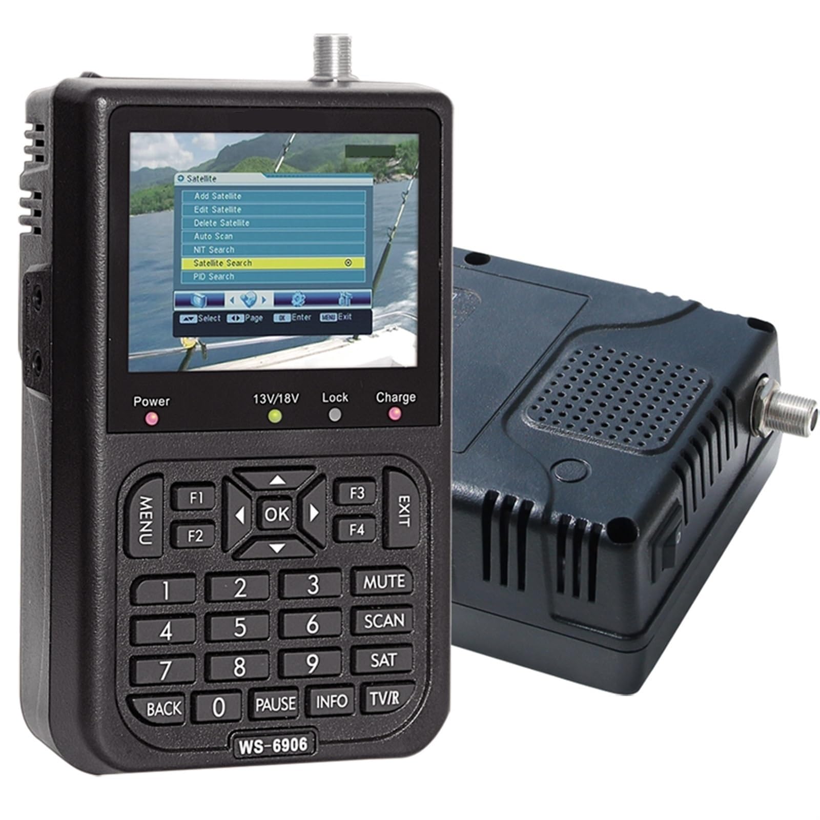 Buscador De Señal Satélite Digital LCD DVB-S 3,5 Pulgadas, Medidor DVB S, Buscadores Completos FTA DeteccióN Precisa