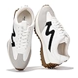 Trendy Sneakers for Women - Memory Foam and Non-Slip Comfortable Casual Ladies Shoes for Womens Fashion Sneakers - Lightweight Lace-up Shoes (Lecco)