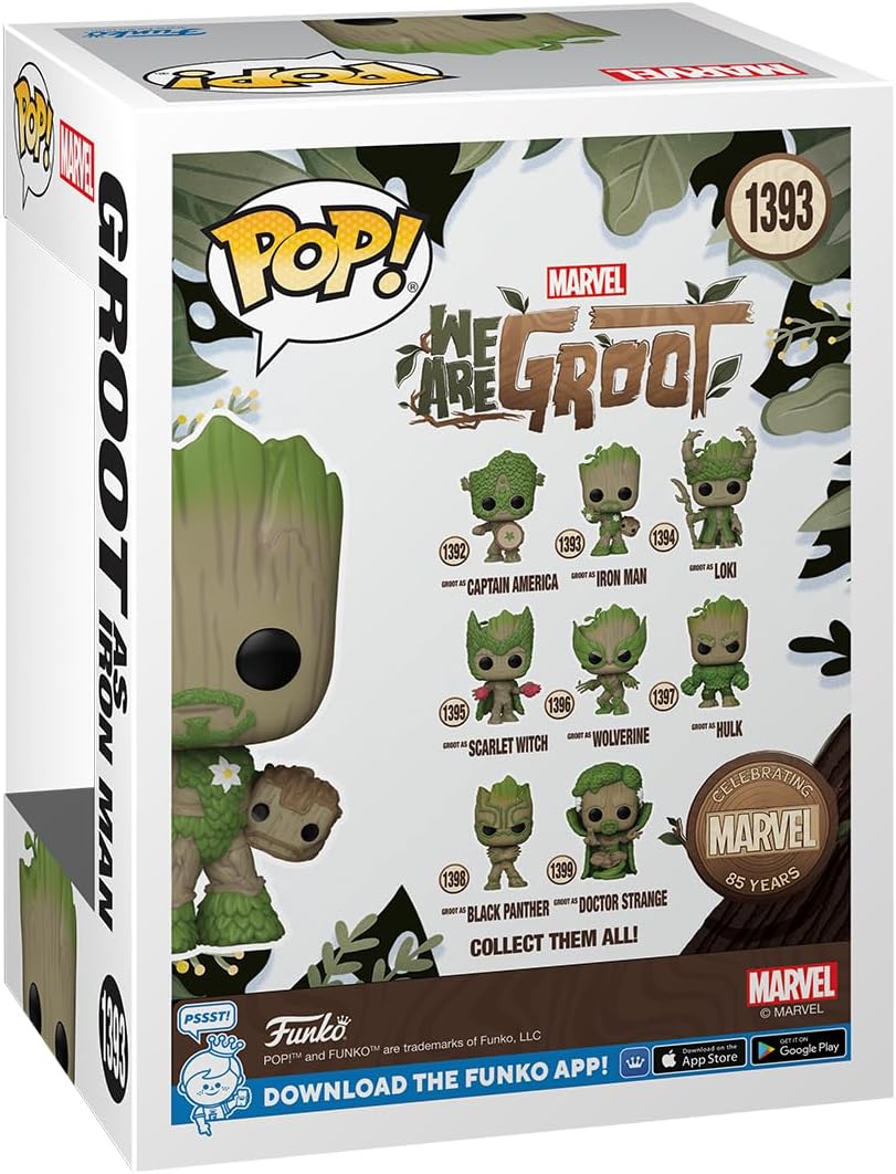 Funko POP! Marvel: We are Groot - Iron Man - Groot Shorts - Collectable Vinyl Figure - Gift Idea - Official Merchandise - for Kids & Adults - TV Fans - Model Figure for Collectors and Display - Image 3
