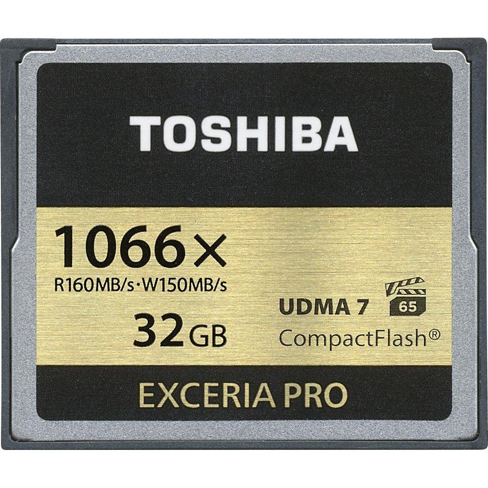 Toshiba Exceria Pro - Tarjeta de memoria Compact Flash de 32 GB