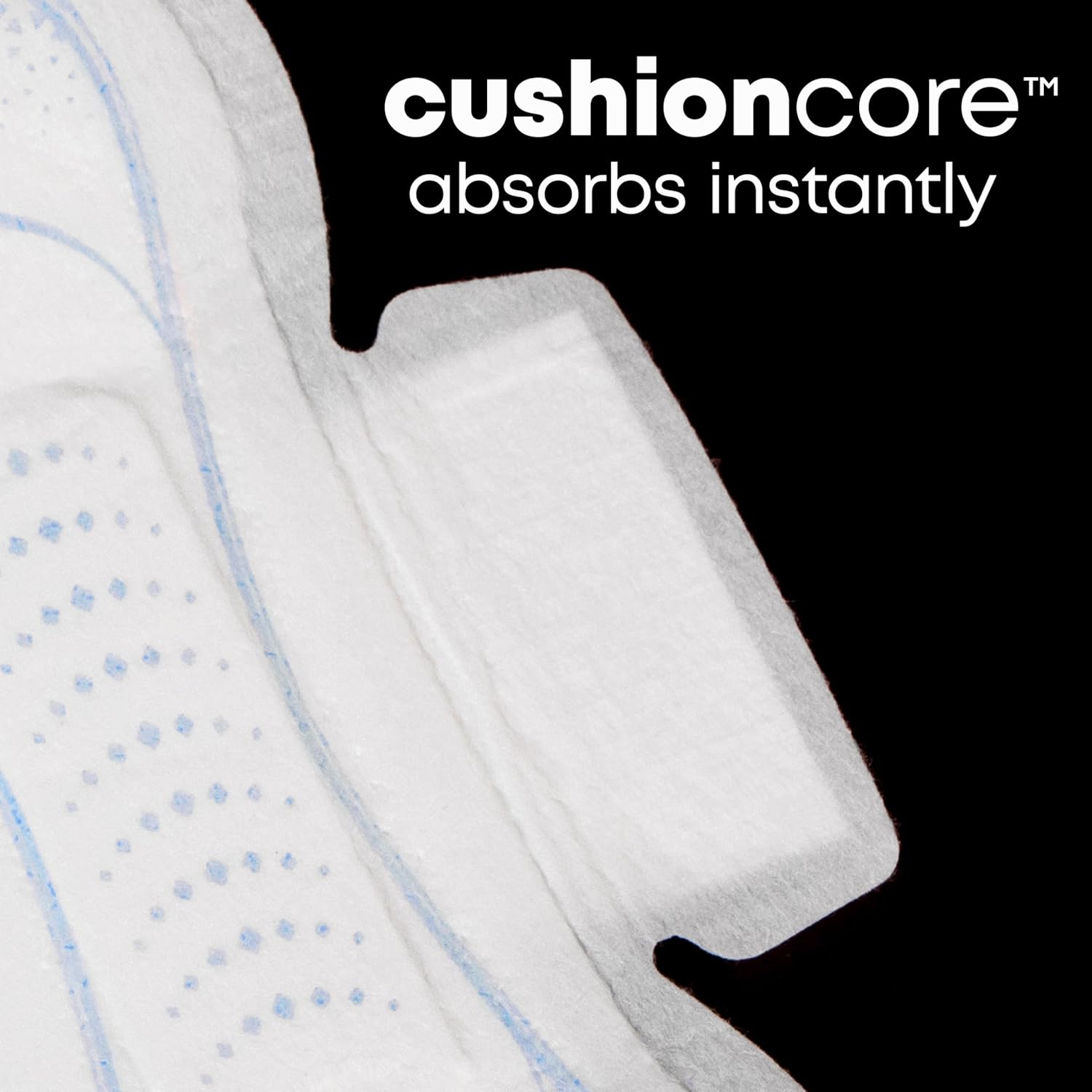 U by Kotex Clean & Secure Ultra Thin Pads with Wings, Regular Absorbency, 216 Count (6 Packs of 36) (Packaging May Vary)