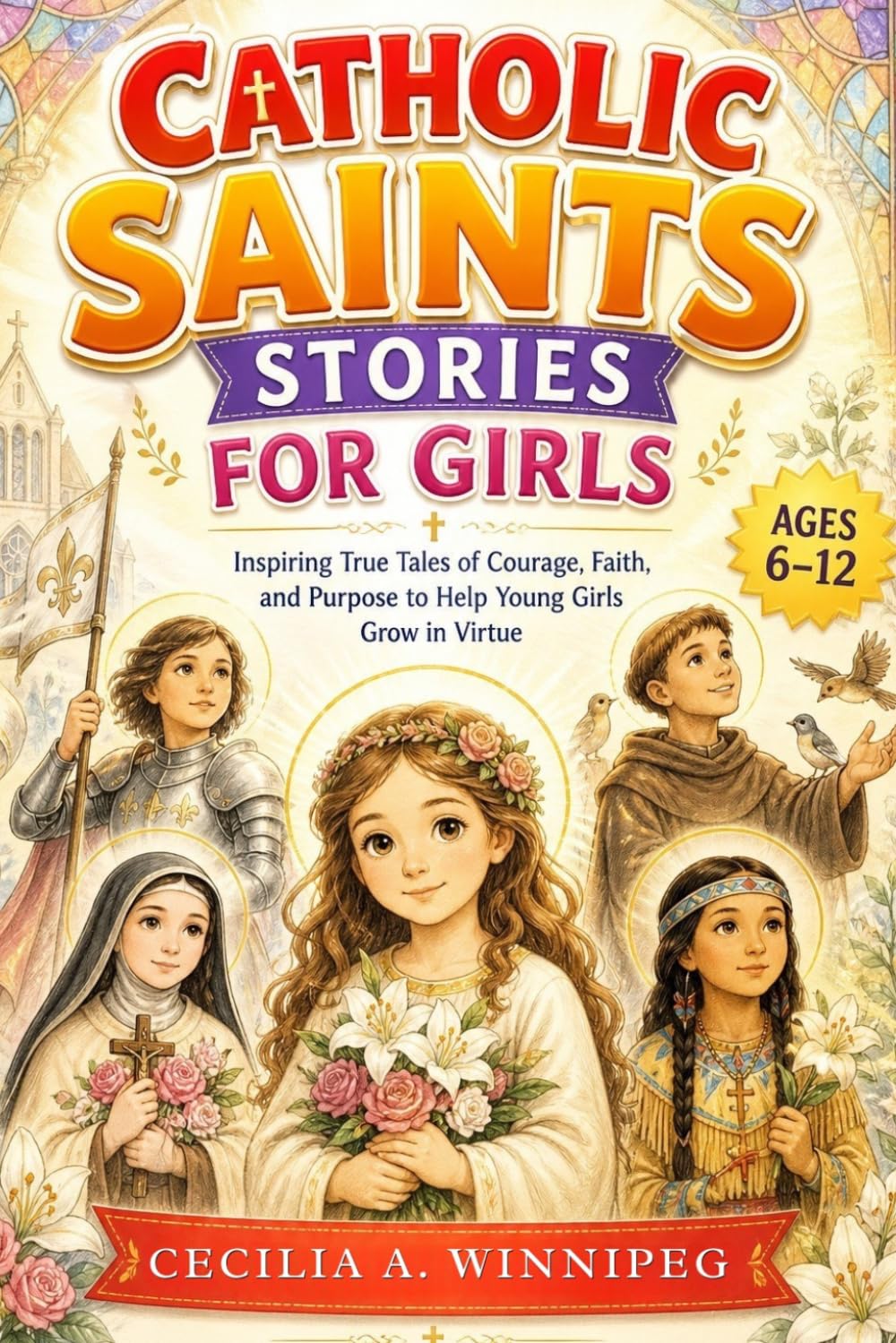 Catholic Saints Stories for Girls: Inspiring True Tales of Courage, Faith, and Purpose to Help Young Girls Grow in Virtue (Little Saints, Big Hearts)
