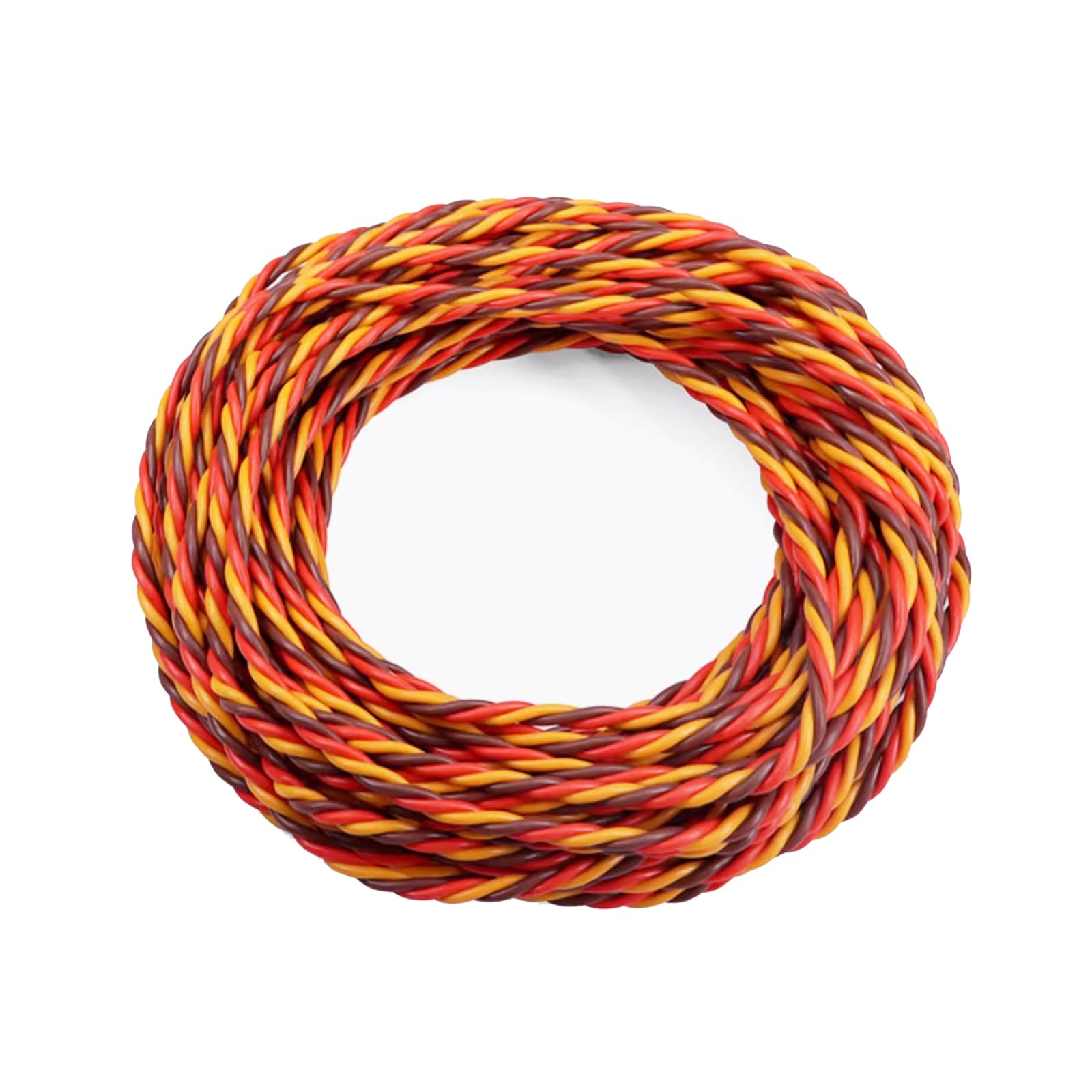 rflaueo 22awg Servo Extension Cable Wire 32 feet 60 Cores Lead 3-pin Line for Futaba JR RC Servo Hobby Model Drones Boats Planes DIY Accessories(E254-