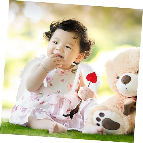 Miniatura 4 de ifundom 1 Set Cupid Wings Angel Wings and Headband Cupid Costume Women Angel Costumes for Girls Angel Wing Headband for Baby Disfraz De Para Boy LED