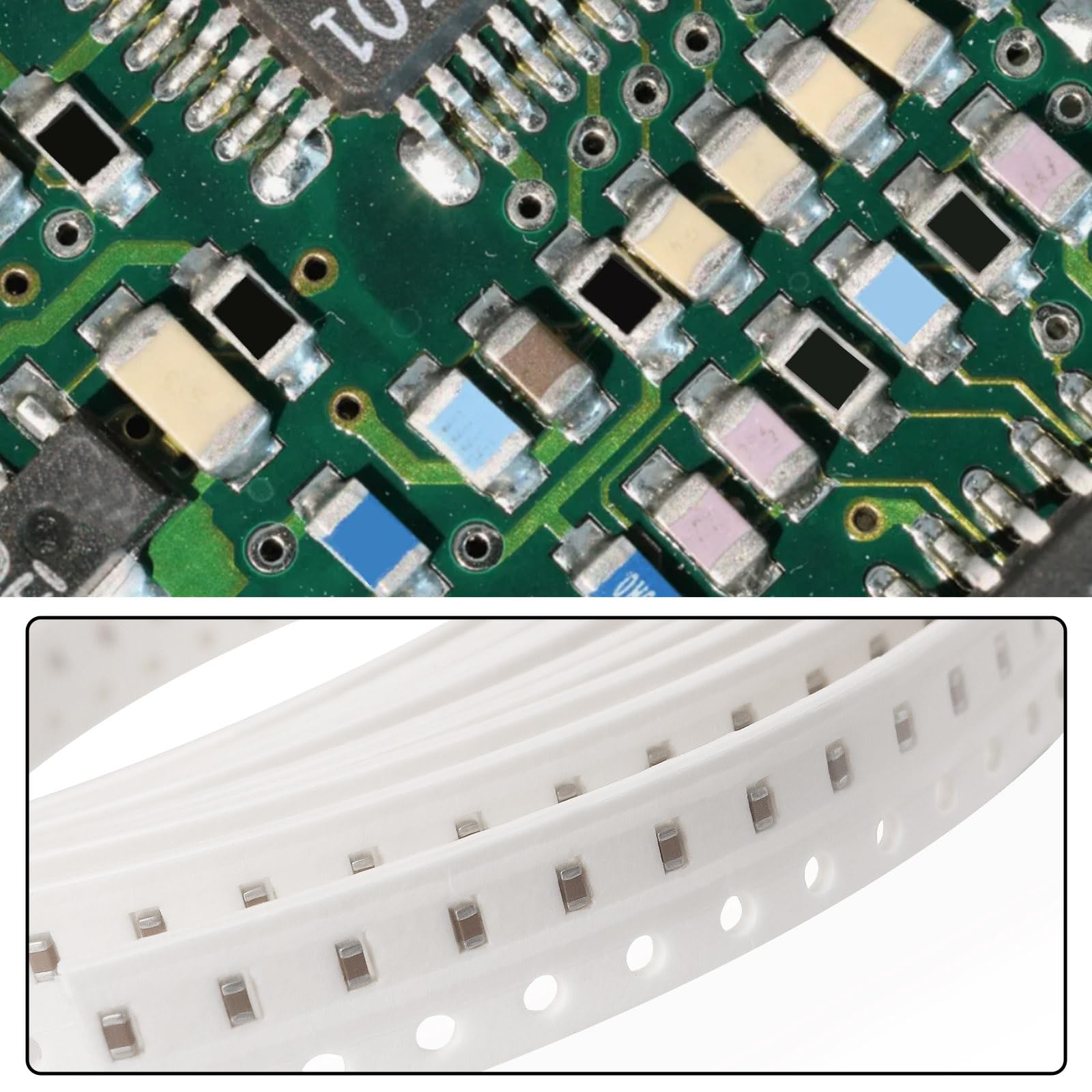 OTOTEC 500pcs SMD Ceramic Capacitor Fuses 0603 Package 1608 Patch 100NF 50V 10% Suitable for Various Electronic Applications DIY Electronic Projects - Image 3