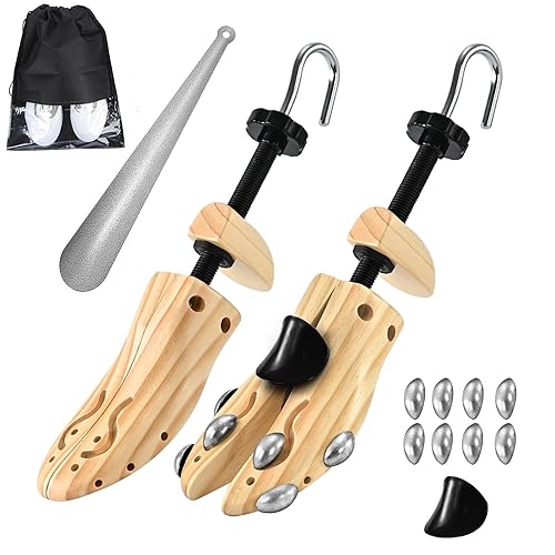 eachway Wooden Shoe Stretcher Men Women,Premium 4-Way Shoe Tree Stretch