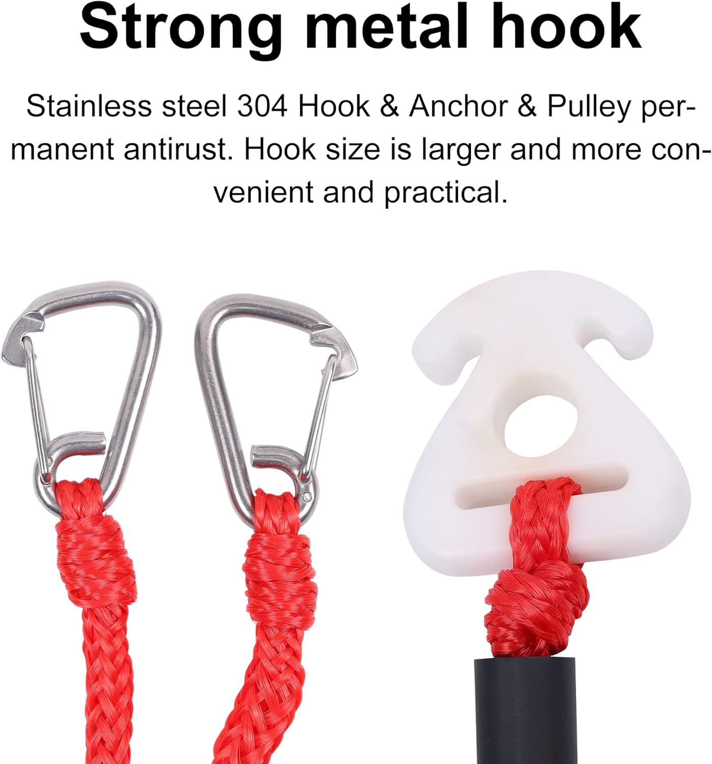 Self Centering Tow Harness for Watersports , Heavy Duty Boat Tow Harness with 2 Permanent