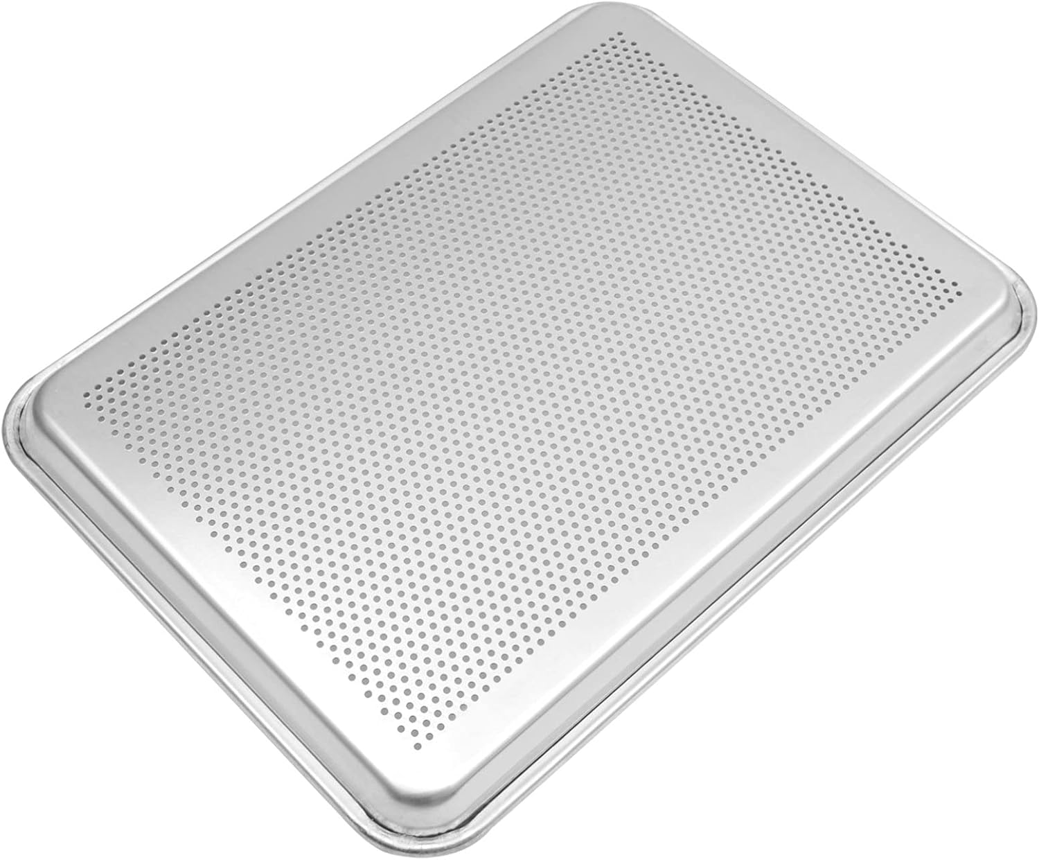 Hemoton 1pc Oblong Roasting Pan Practical Food Storage Dish Easy to Clean Silver Plate for Baking Steaming Kitchen Supply for Family Dinners and Meal Prep