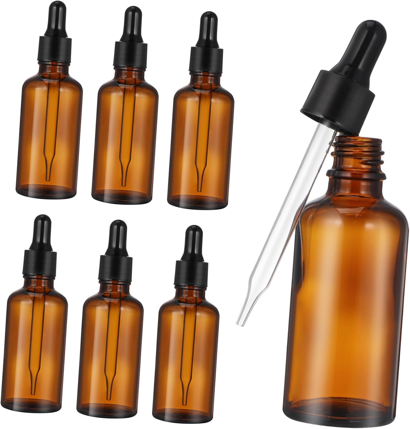 12pcs Antique Glass Essential Oil Bottles with Droppers Stylish Containers for and Liquid for Travel Handbag Organization and Use