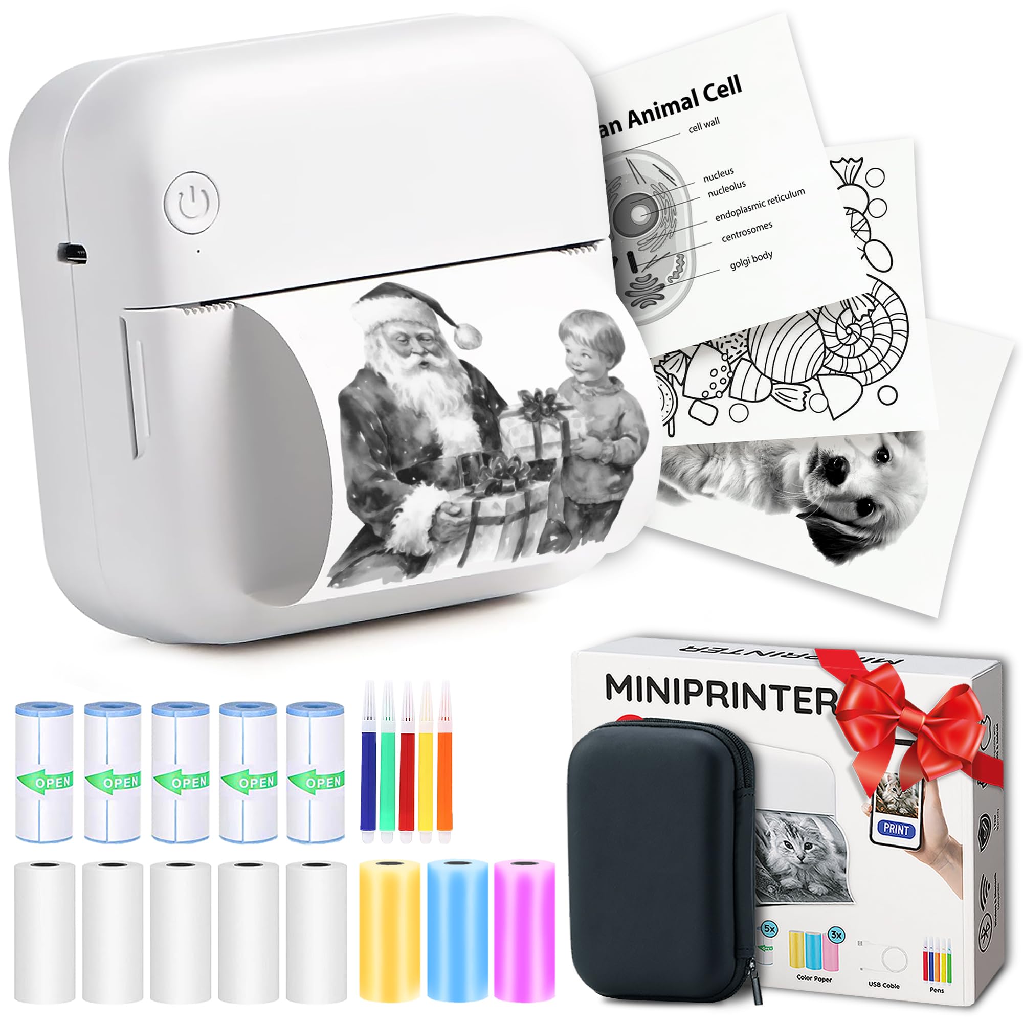 Miniprinter Draagbare Bluetooth Thermische Fotoprinter Label