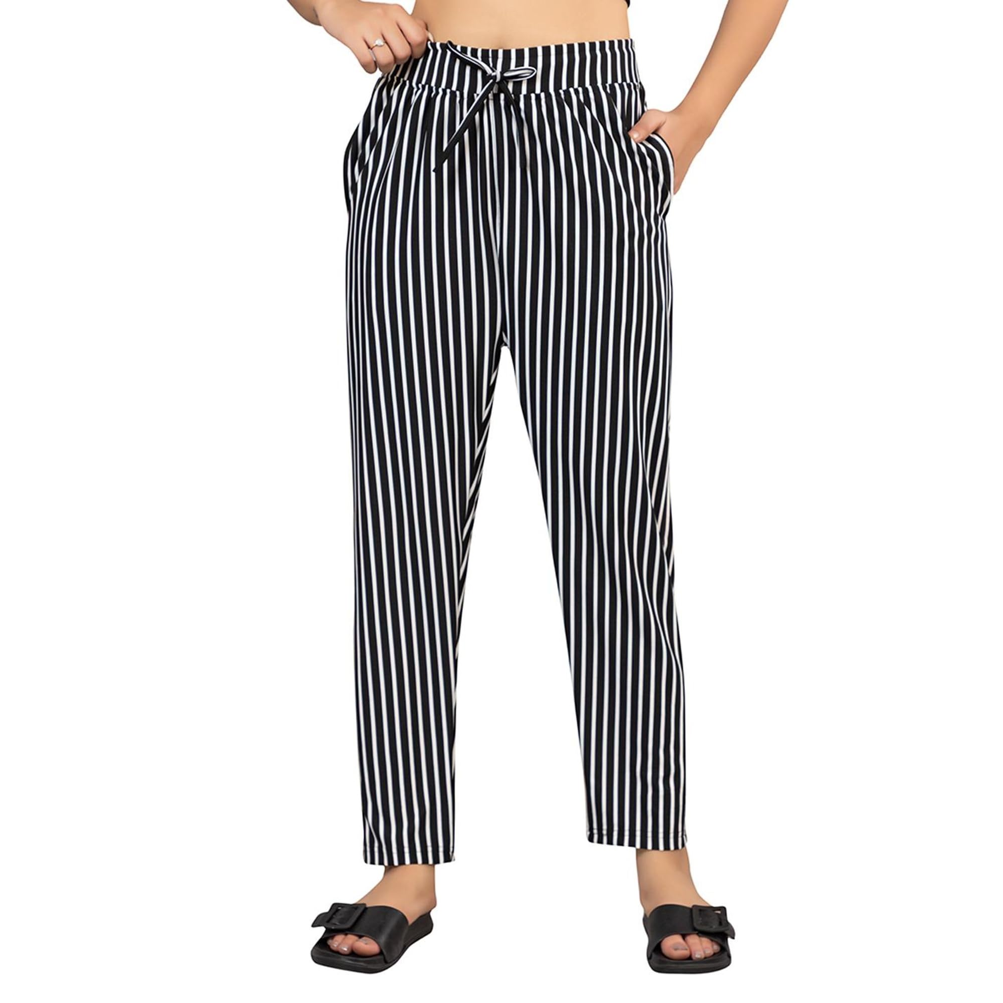 xenios Women’s Cotton Pyjama Pants | Soft Breathable Sleepwear Bottoms with Elastic Waist | STYLE 227-picture-44