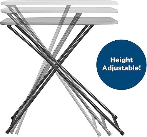 Miniatura 10 de COSCO - Mesas de actividades plegables personales, color gris, paquete de 2