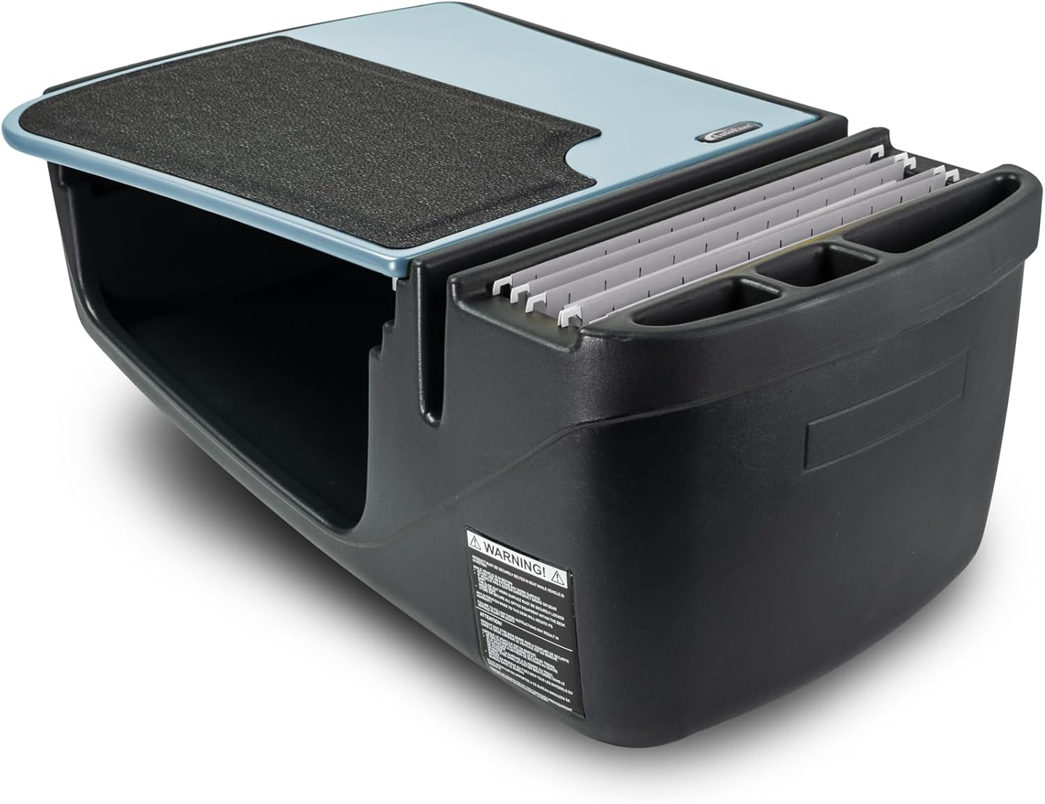 AutoExec Efficiency GripMaster Car Desk for Your Vehicle Workstation and Mobile Office, Ice Blue