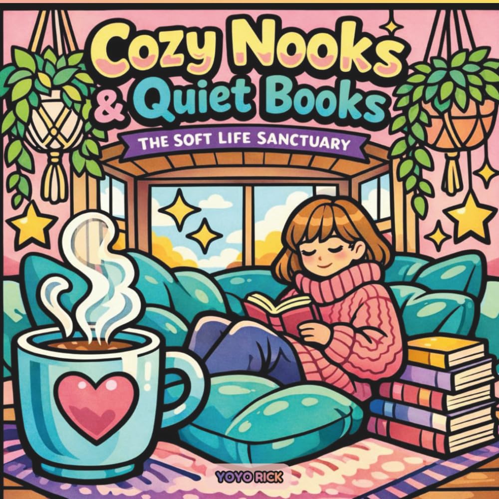 Cozy Nooks & Quiet Books: A Bold & Easy Coloring Journey