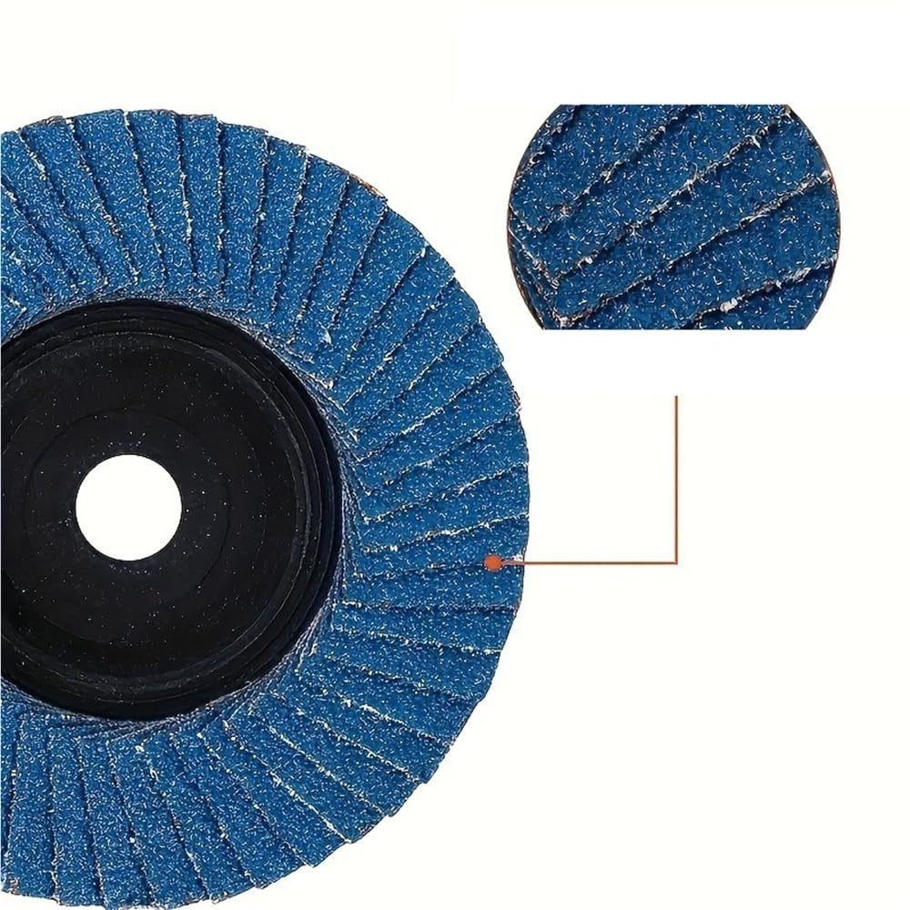 Disco de lijado para amoladora angular Discos de láminas radiales 100 mm for amolar, discos, hojas 4 pulgadas, disco lijado for taladro, 10 unidades