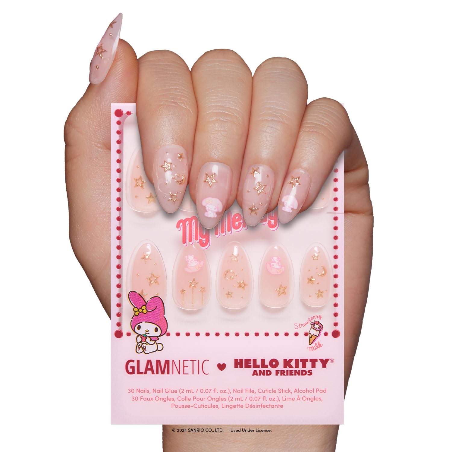 Amazon.com: Glamnetic x Hello Kitty® and Friends Press On Nails
