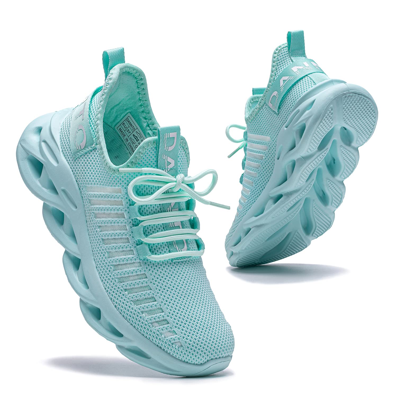 Dannto Scarpe da Ginnastica Uomo Donna Sneakers Running Sportive Basket Outdoor Respirabile Mesh Scarpe da Corsa Tennis Fitness Unisex