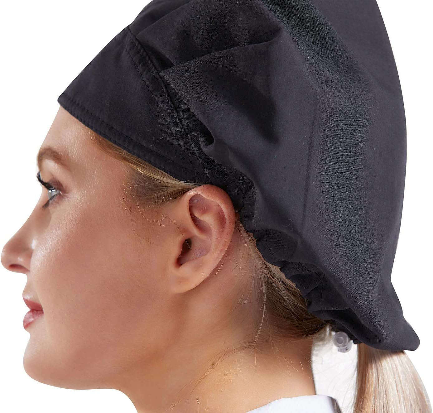 Nanxson 3pcs Unisex Chef Hat - Adjustable Elastic Work Cap - Kitchen Cooking Baker Chef Dust Cap CF9083