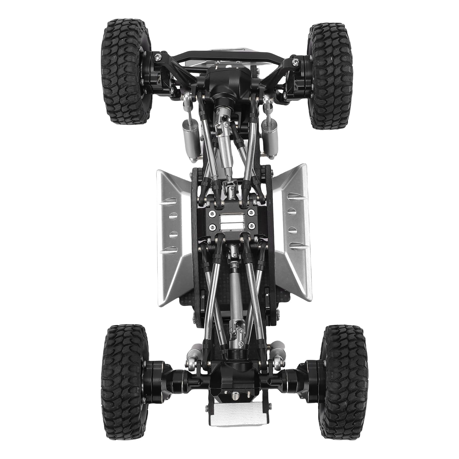 Tbest Podwozie RC do Redcat Ascent 18 (czarny malowany srebrny)