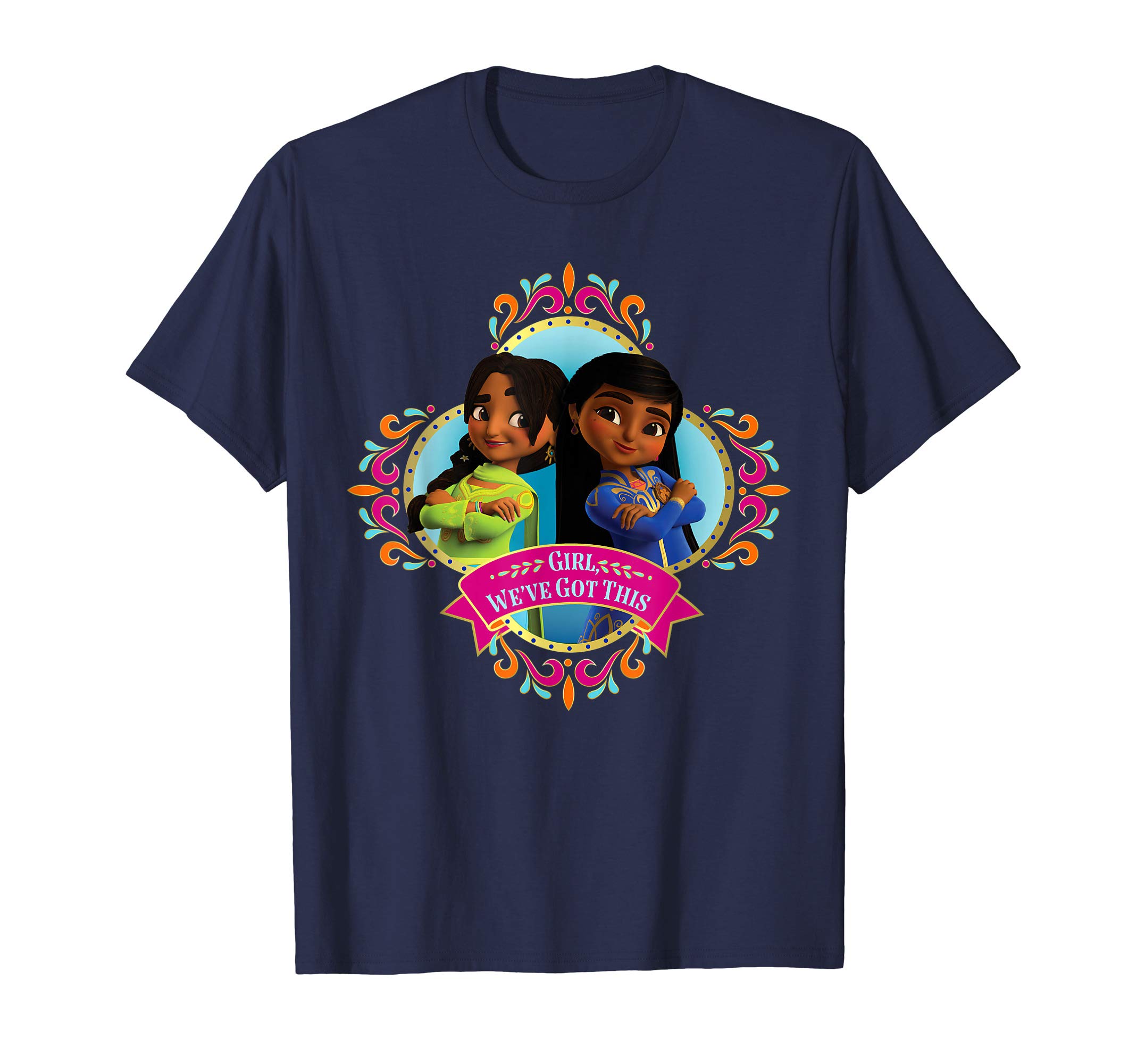 Disney Mira, Royal Detective Mira & Priya Girl You Got This T-ShirtOEKO-TEX STANDARD 100