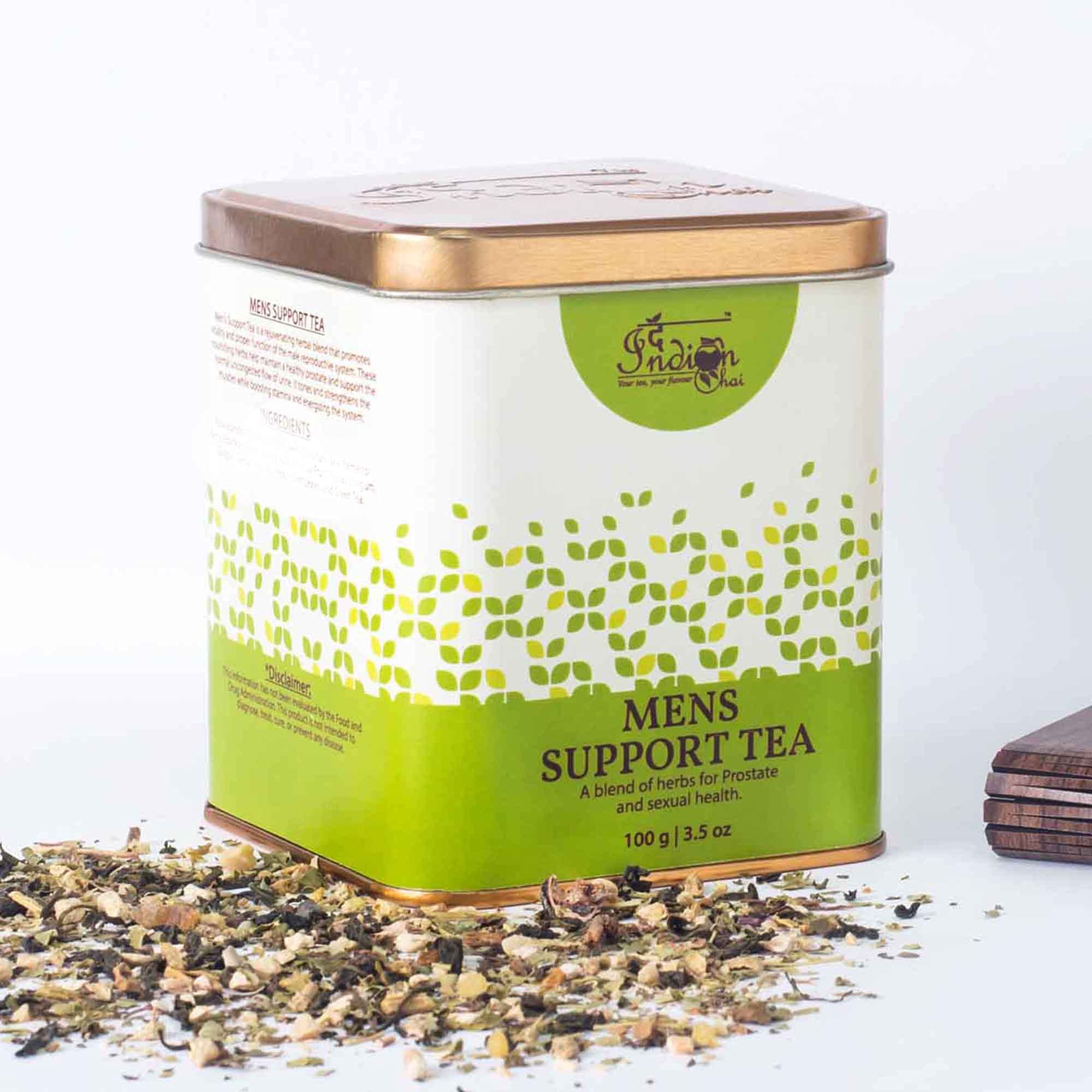 The Indian Chai – Mens Support Tea 100g with Ashwagandha, Gokshura, Mucuna Pruriens etc, Promotes Vitality, Strength & Proper Function, Ayurvedic Herbal Tea (B0965W444X) Amazon Price History, Amazon Price Tracker