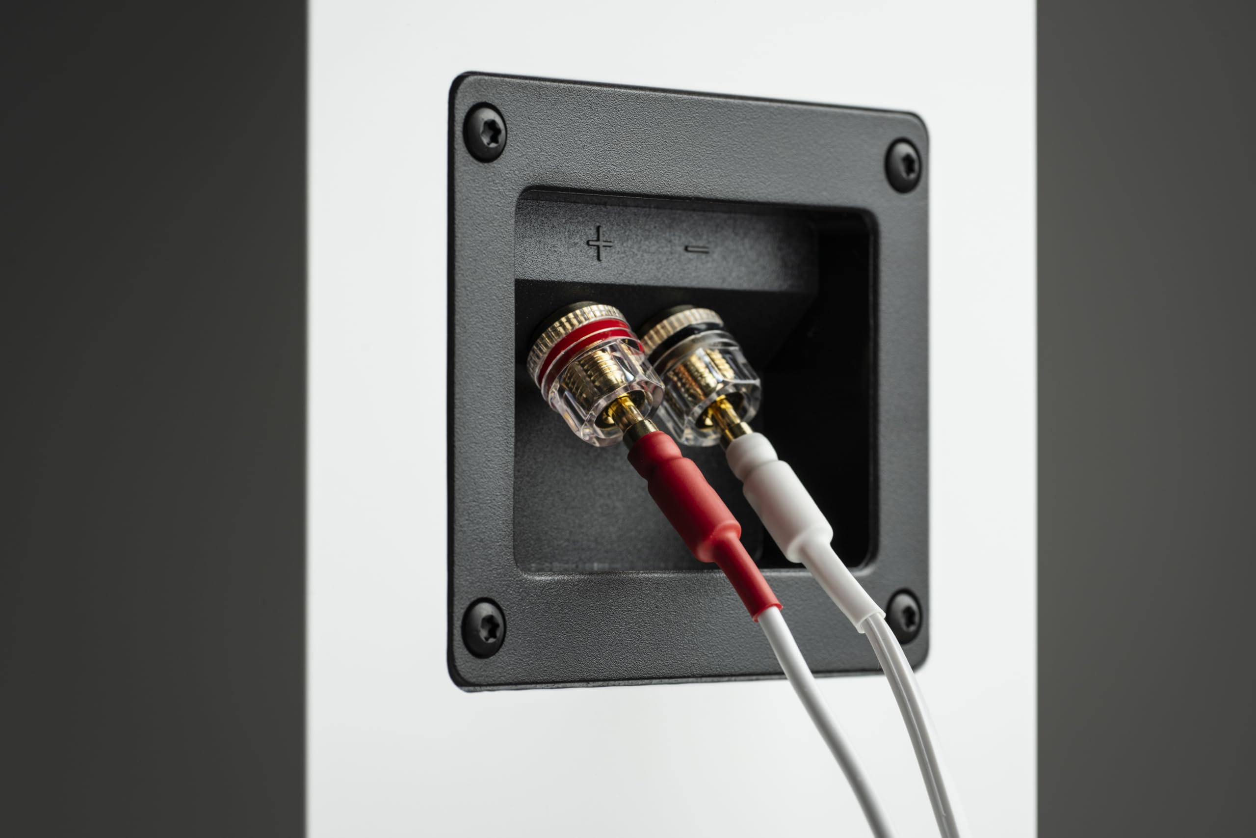 TONE Speaker Cable Set – 2 x 3 m cavo altoparlante flessibile in rame OFC, connettore a banana Ø 4 mm, placcato oro, Made in Europe