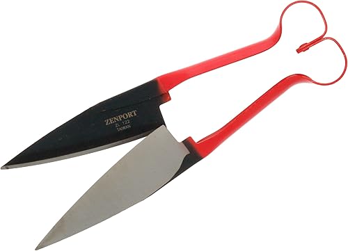 Zenport ZL122 - Cizalla de cebolla y oveja resistente hoja de acero al carbono de 65 pulgadas 13 pulgadas de largo