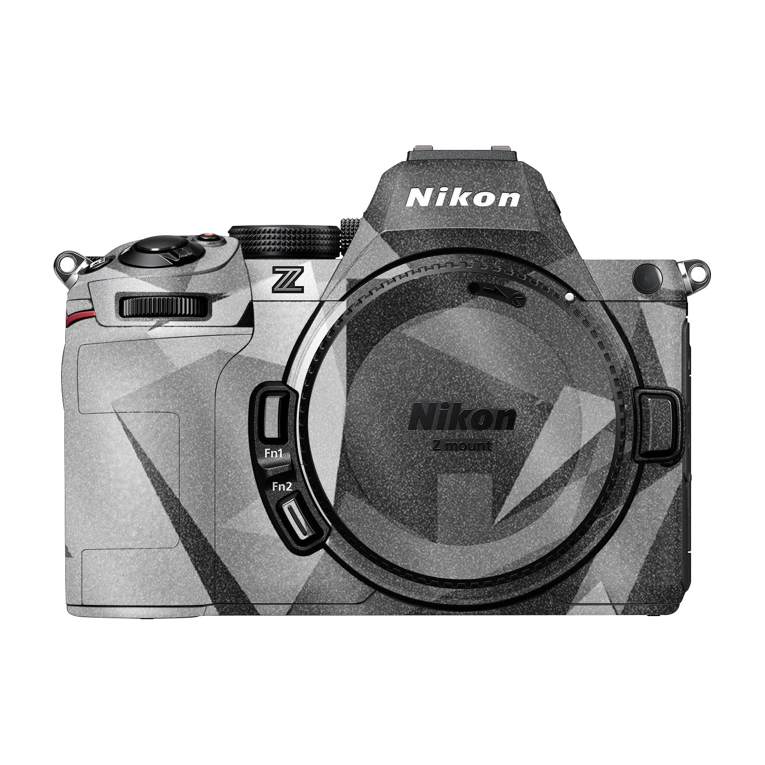 Glossy Glitter Camera Skin Compatible with Nikon Z5 II (2025) - Mono Camo - Premium 3M Vinyl Protective Wrap Decal Cover - Easy to Apply | Crafted in the USA by MightySkins