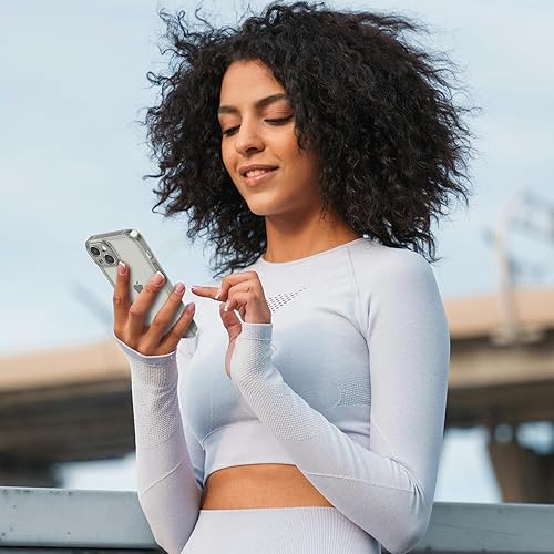 Miniatura 10 de ZTOFERA Funda para iPhone 14 6.1 pulgadas, Transparente Suave Silicona Bumper Protector Retro Color Transparente A Prueba de Golpes Caja Del