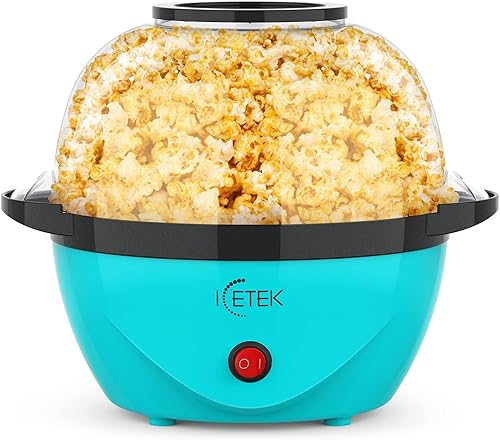 Miniatura 1 de Máquina de palomitas de maíz máquina eléctrica de aceite caliente 99 de tasa de estallido placa antiadherente con agitación eléctrica taza y cuchara