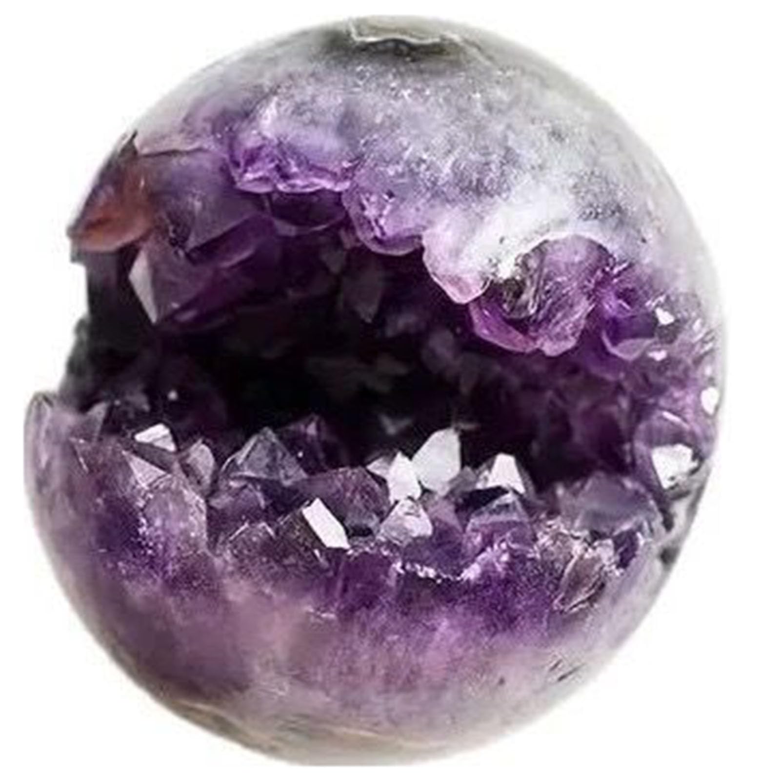 Zooeeyll Natural Amethyst Cave Rough Stone, 100% Amethyst Cluster