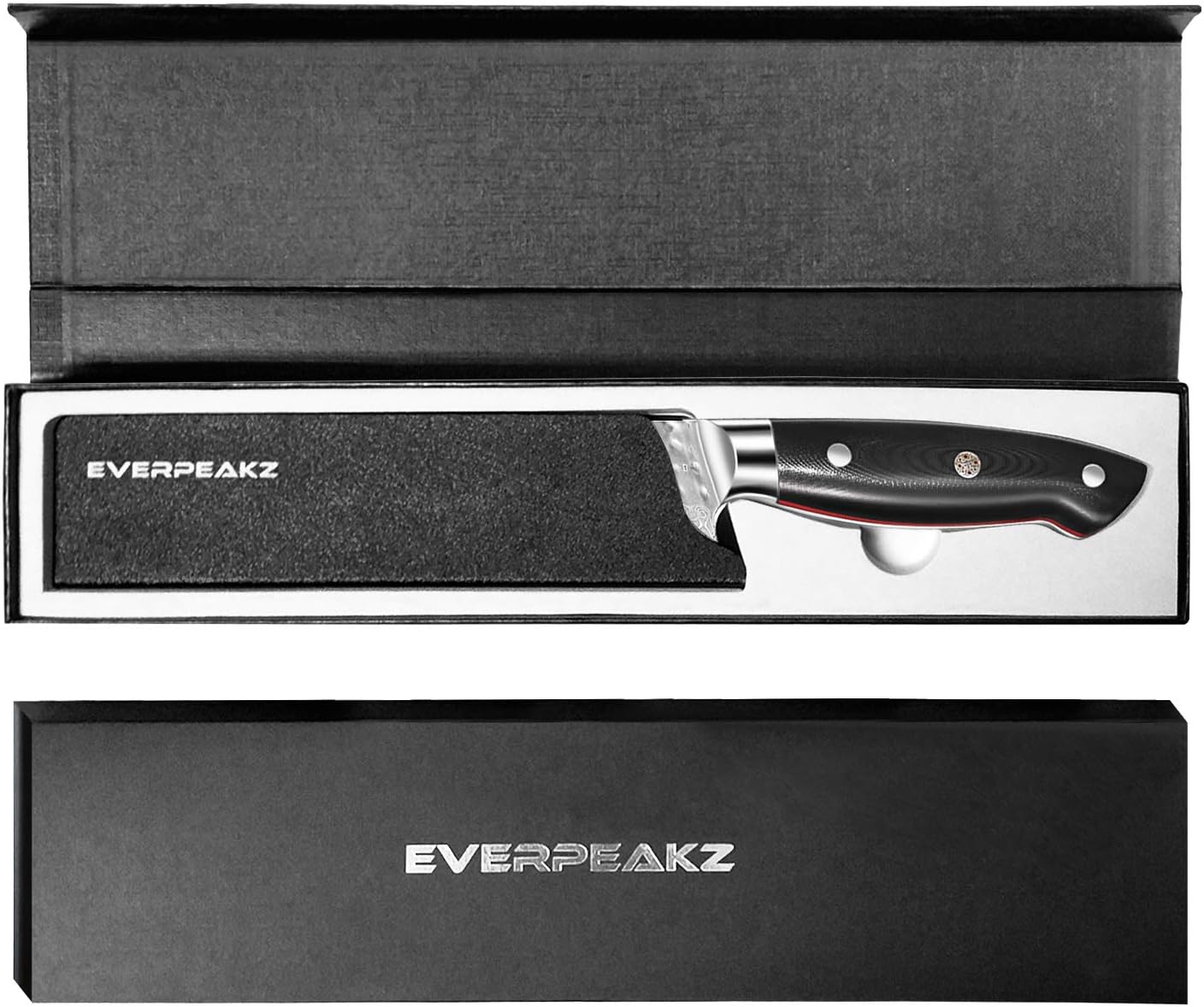 Best Deal Product EVERPEAKZ Japanese Chef Knife, Premium Japanese SKD-11 Stainless Steel with G10 Knife Handle,Ultra Sharp,Best Choice for Kitchen,8 Best Seller EVERPEAKZ Japanese Chef Knife, Premium Japanese SKD-11 Stainless Steel with G10 Knife Handle,Ultra Sharp,Best Choice for Kitchen,8