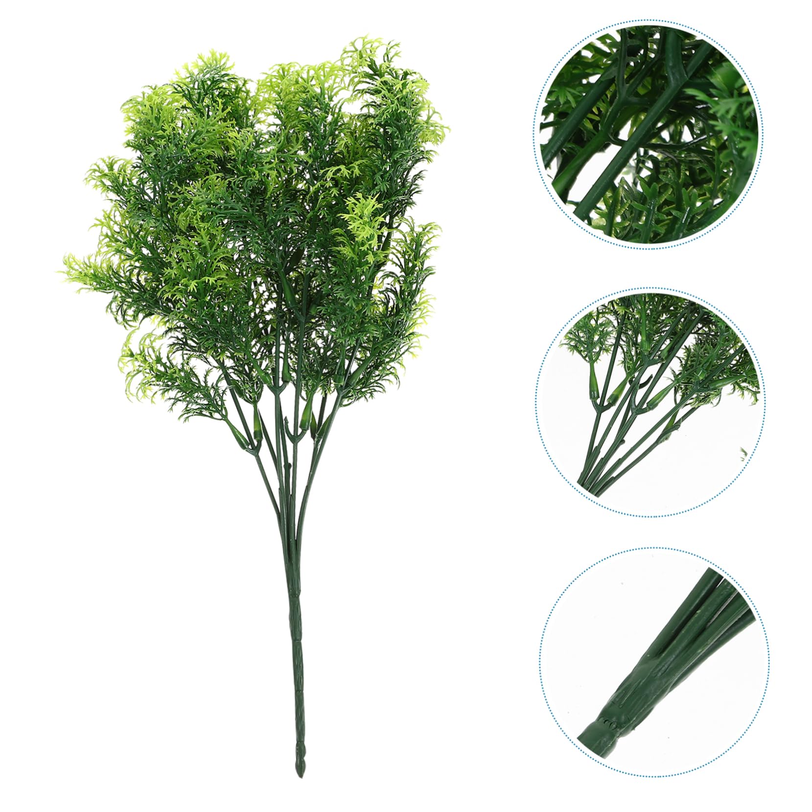 Alipis 4 Set Pianta Finta Domestica Arredamento Piante Pensili Piante Finte Al Coperto Arbusti Piante Artificiali Al Di Fuori Verde Viti Siepe Piante Da Esterno Plastica Green 2 Pezzi * 4
