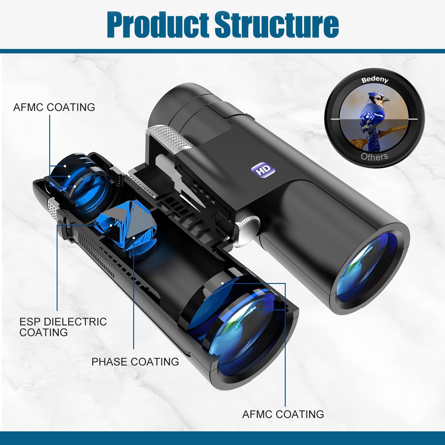 18x50 HD Binoculars with Phone Adapter 3 18x50 HD Binoculars with Phone Adapter - Image 3