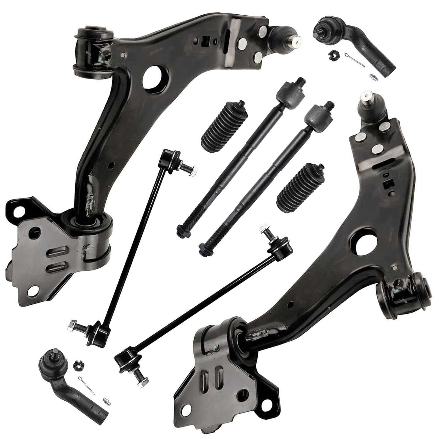 Detroit Axle - 10pc Front End Suspension Kit for 2015-2018 Ford Focus