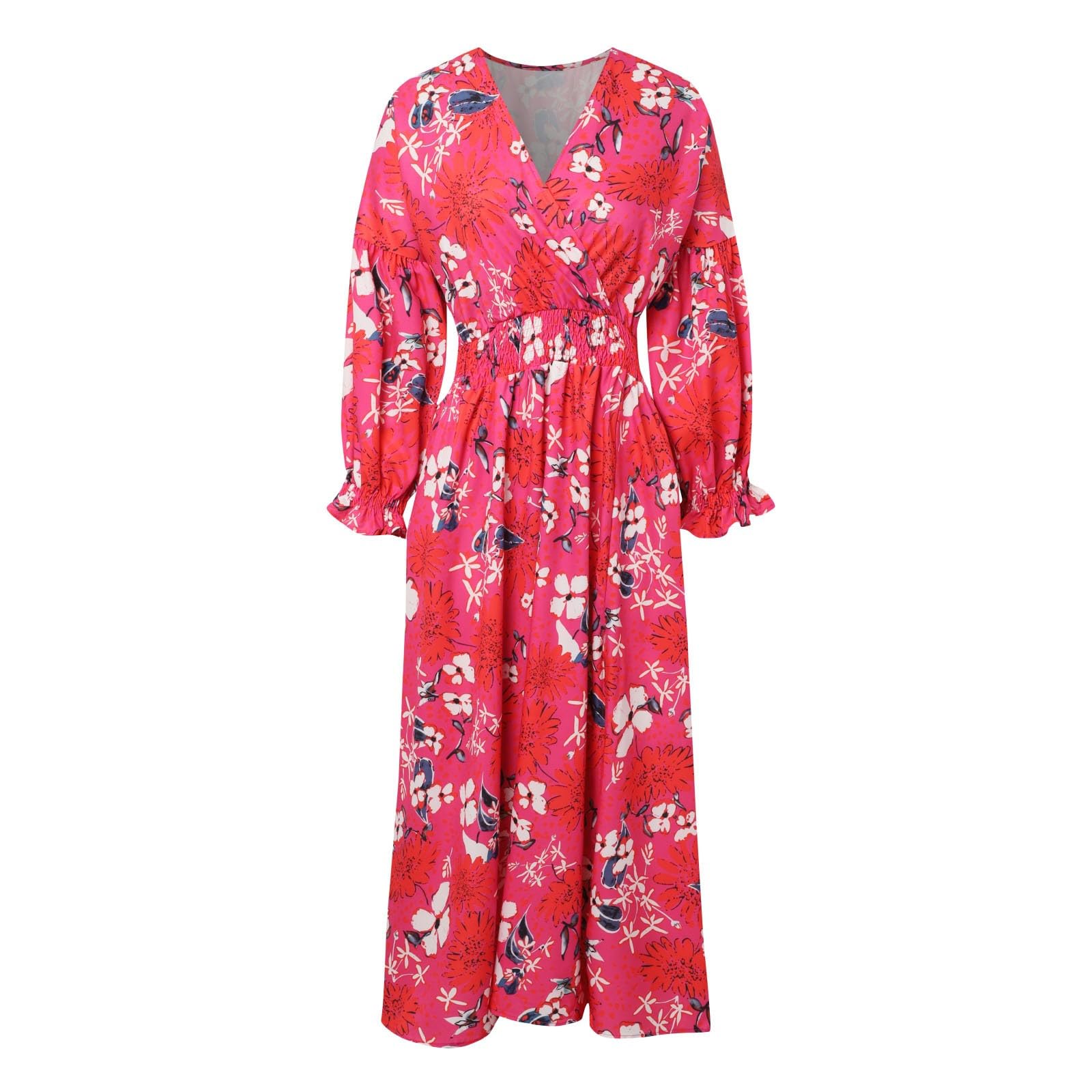 Elegante Abito Formale con Stampa Floreale per Occasioni Speciali, Sofisticato e Leggero