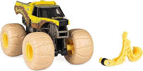 Miniatura 2 de Monster Jam, Camión monstruo oficial Earth Shaker, vehículo fundido a presión, serie Elementals Trucks, escala 1:64
