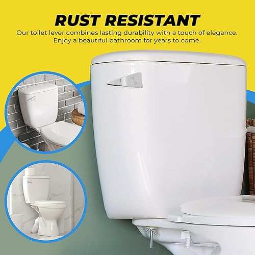 Miniatura 6 de Palanca de repuestos para palanca de tanque de inodoro estándar americano