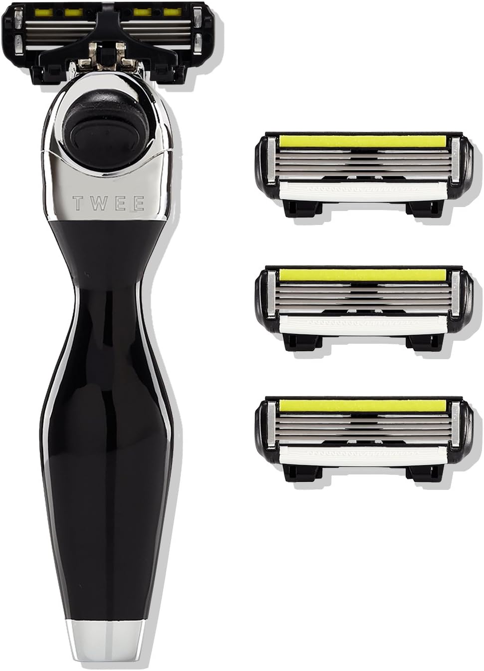 SHAVELAB Handrasierer für Herren mit 4x P.4 Klingen zur Gesichtsrasur