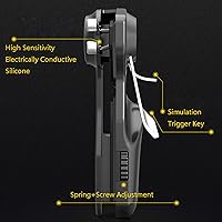 Vista 8 de LICHIFIT Six Finger Game Joystick Trigger Handle L1R1 Shooter Fire Aim Button Gamepad Controller for iPad Tablet PUBG Game Accessories